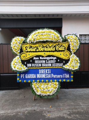 Papan Bunga Duka di Sakra